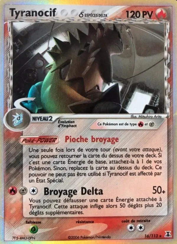 Carte Tyranocif δ