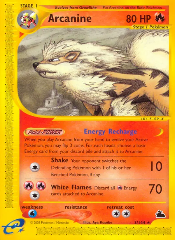 Carte Arcanine