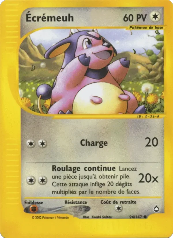 Carte Écrémeuh