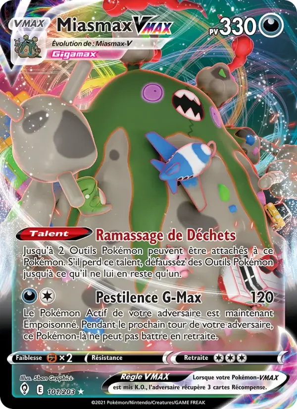 Carte Miasmax VMAX