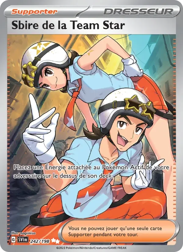 Carte Sbire de la Team Star
