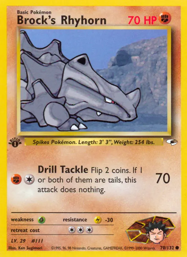 Carte Brock's Rhinocorne