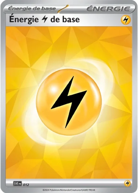 Carte Pokémon Énergie Electrik — Énergies Écarlate et Violet