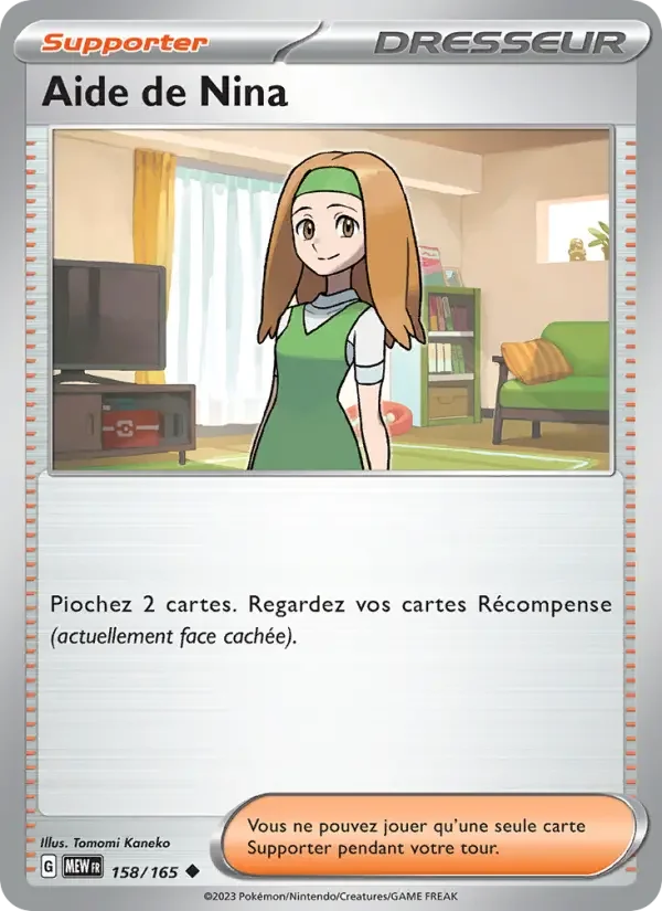 Carte Aide de Nina