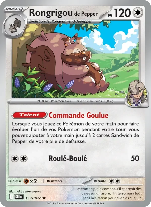 Carte Rongrigou de Pepper