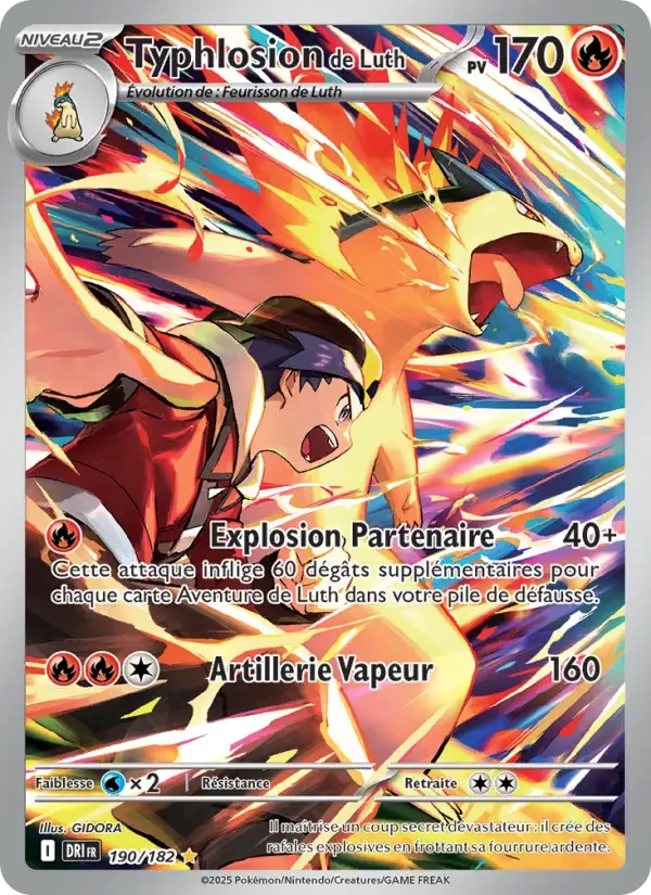 Carte Typhlosion de Luth