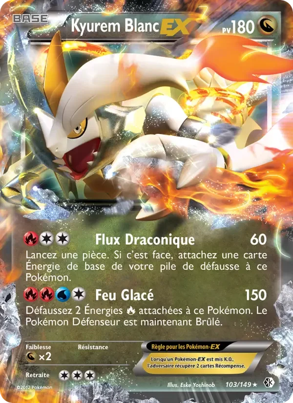 Carte Kyurem Blanc EX