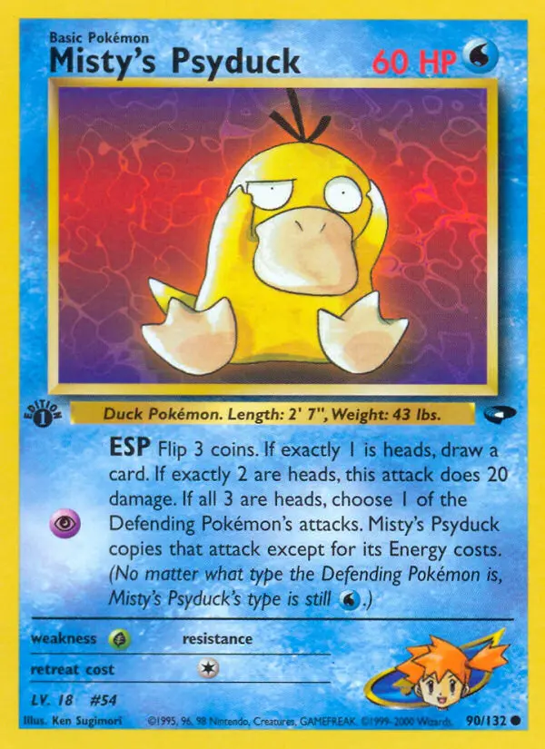 Carte Misty's Psykokwak