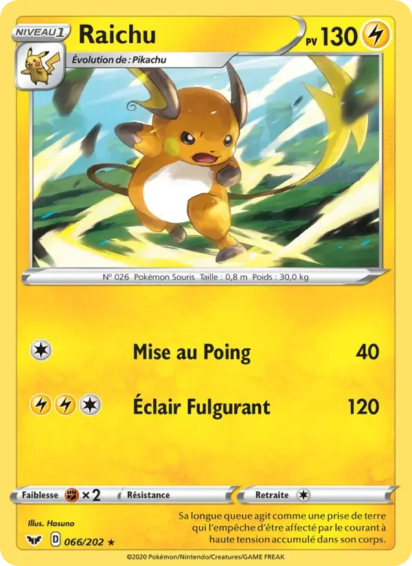 Carte Raichu
