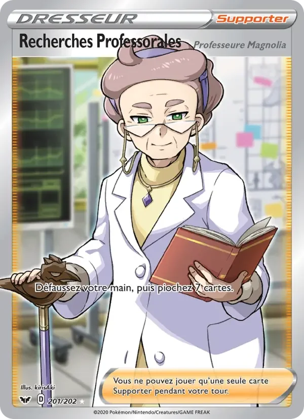 Carte Recherches Professorales (Professeure Magnolia)