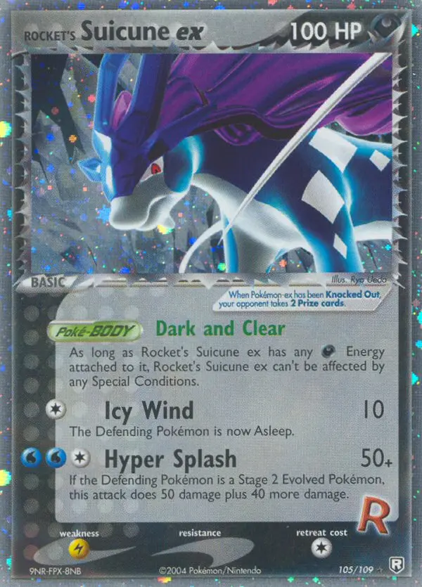Carte Rocket's Suicune ex
