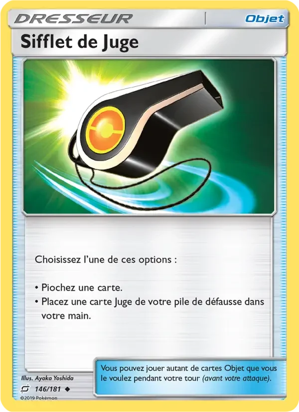 Carte Sifflet de Juge