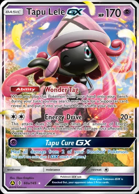 Carte Pokémon Tokopiyon-GX — Jumbo