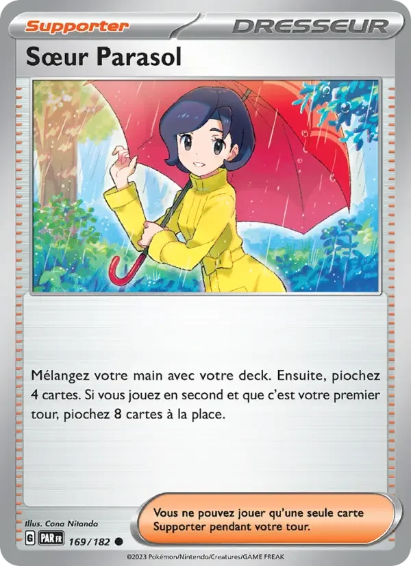 Carte Sœur Parasol