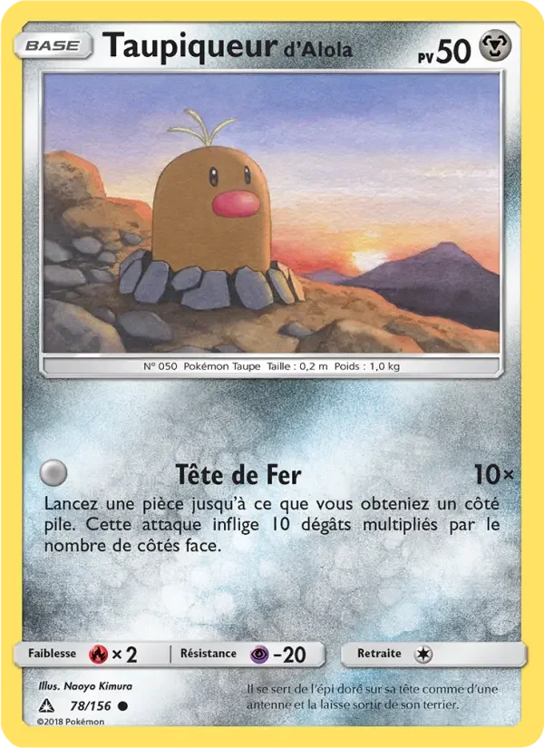 Carte Taupiqueur d’Alola