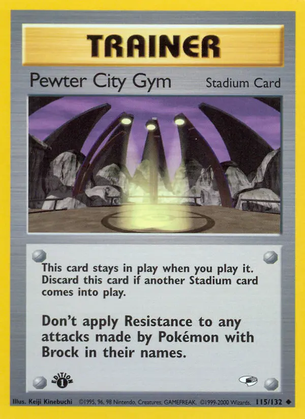 Carte Pewter City Gym