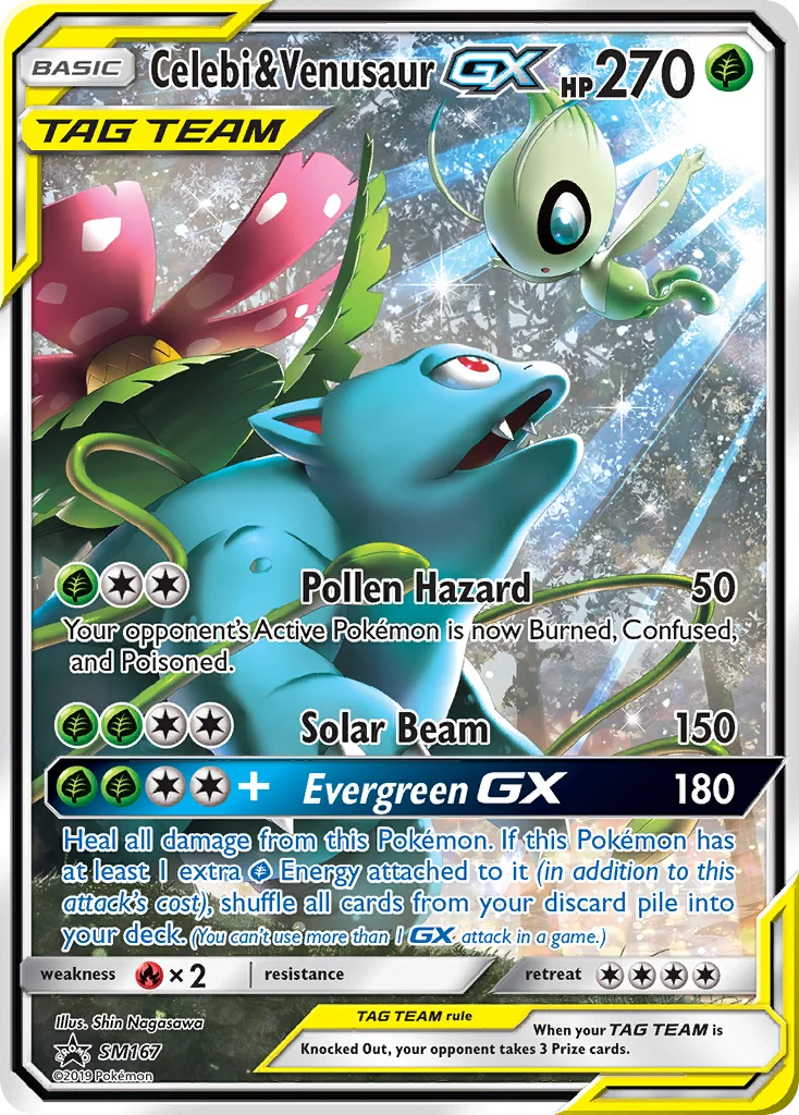 Carte Celebi et Florizarre GX