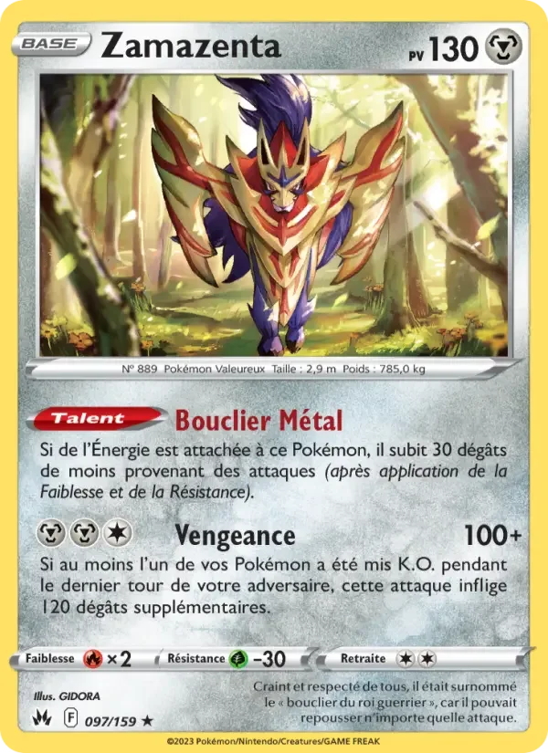 Carte Zamazenta