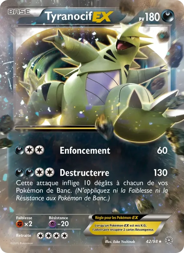Carte Tyranocif EX