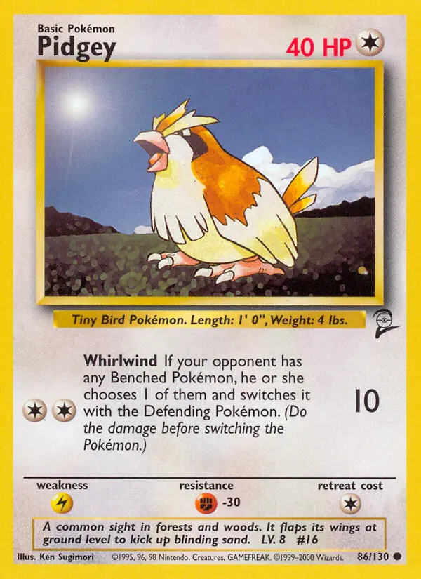 Carte Pidgey