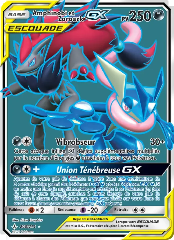 Carte Amphinobi et Zoroark GX