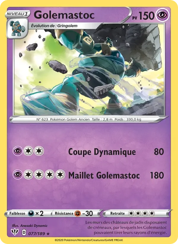 Carte Golemastoc