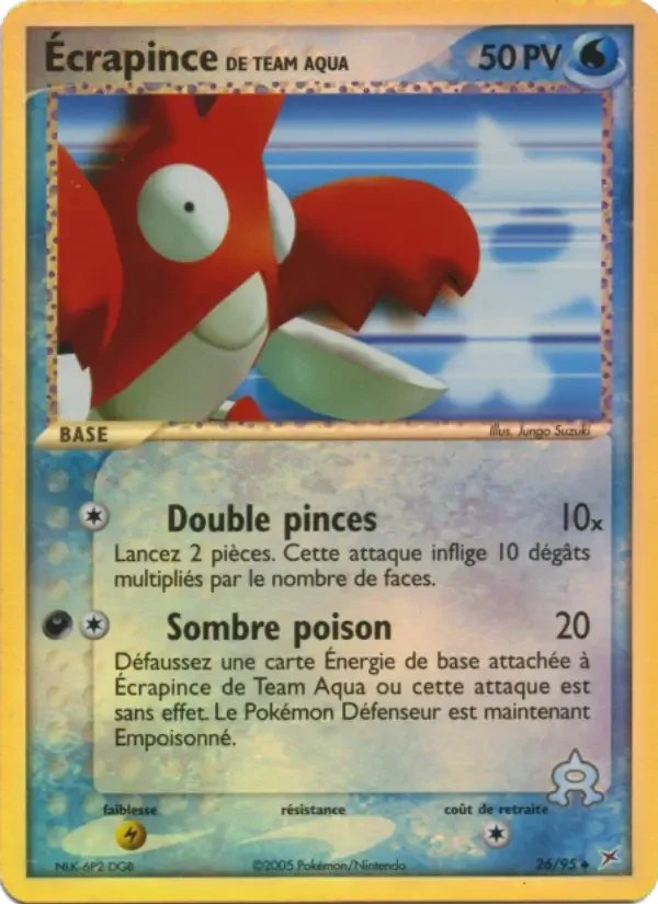 Carte Écrapince de Team Aqua