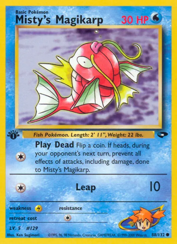 Carte Misty's Magicarpe