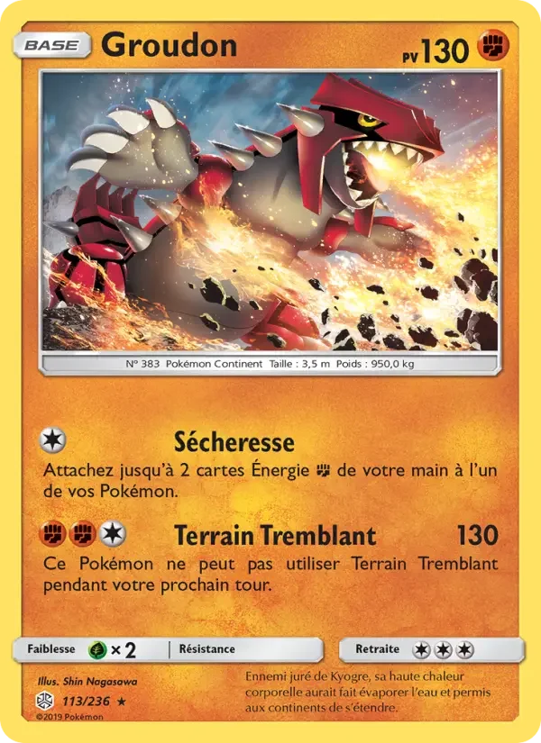 Carte Groudon