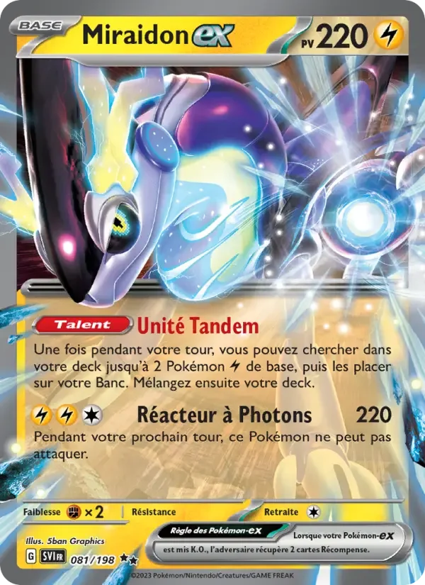 Carte Miraidon-ex