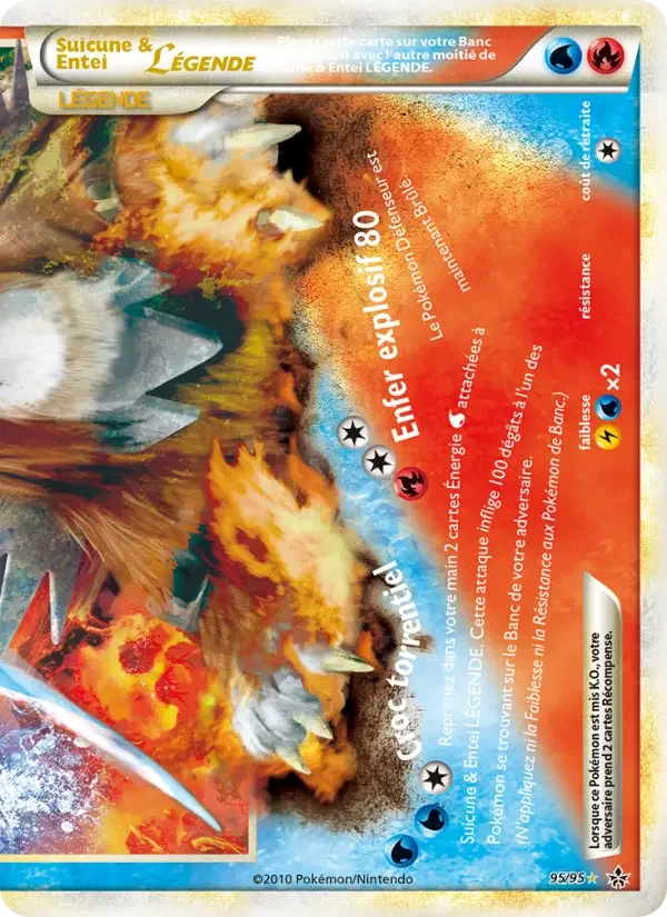 Carte Suicune & Entei LÉGENDE (bas)