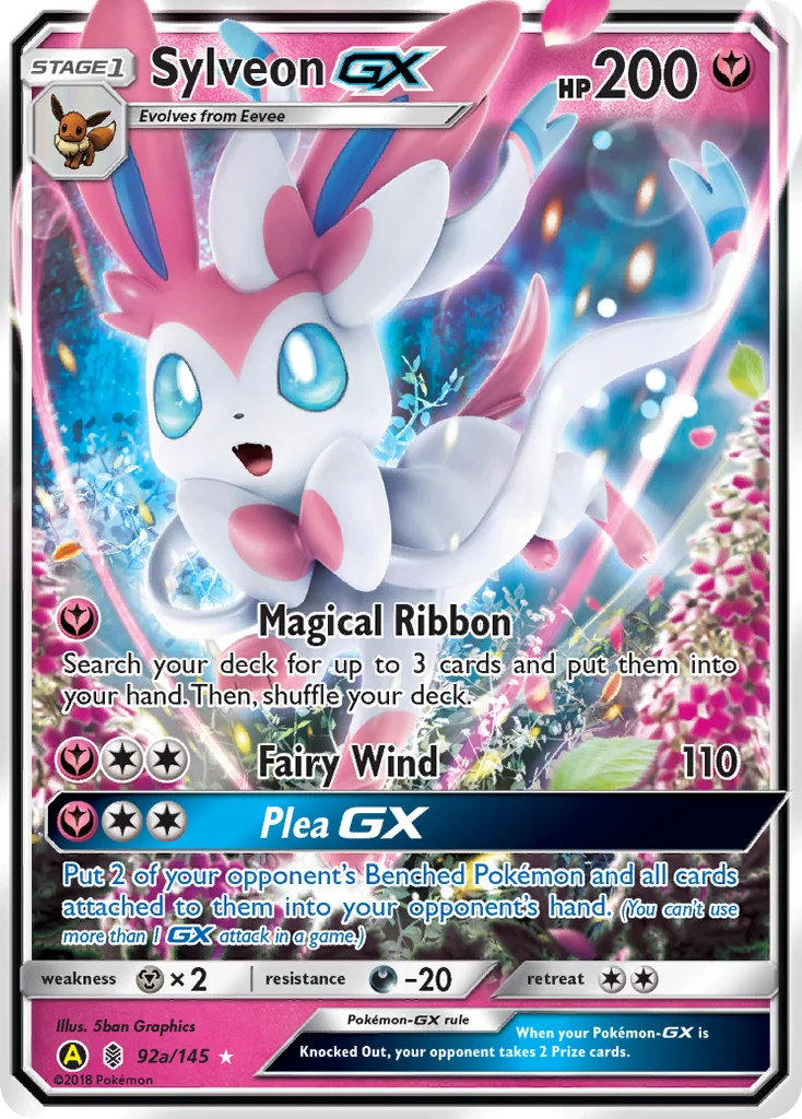 Carte Pokémon Nymphali-GX — Gardiens Ascendants