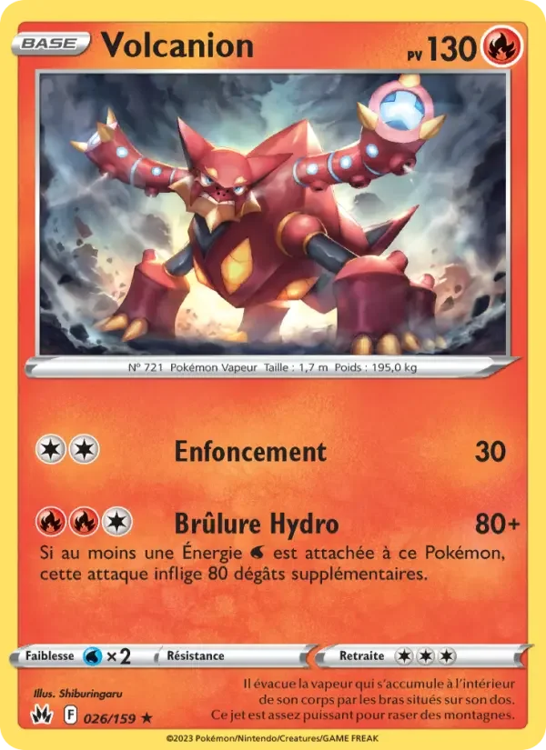 Carte Volcanion