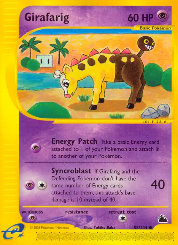 Carte Girafarig
