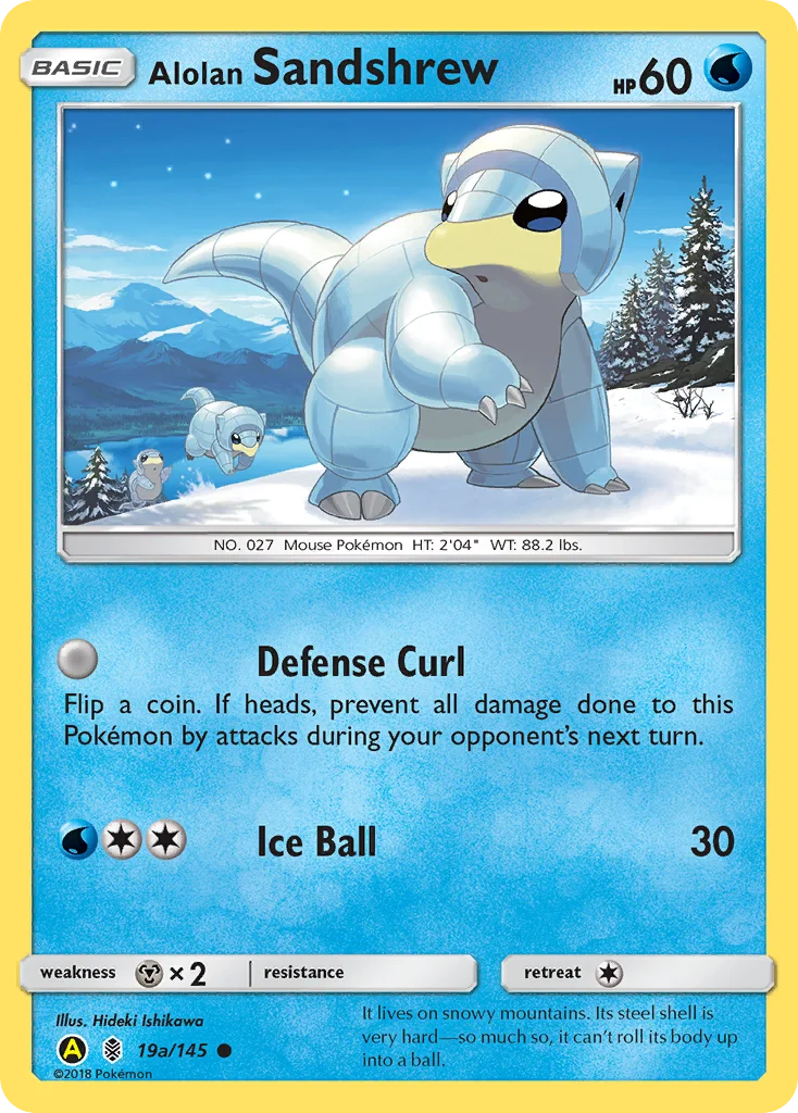 Carte Pokémon Alolan Sabelette — Gardiens Ascendants