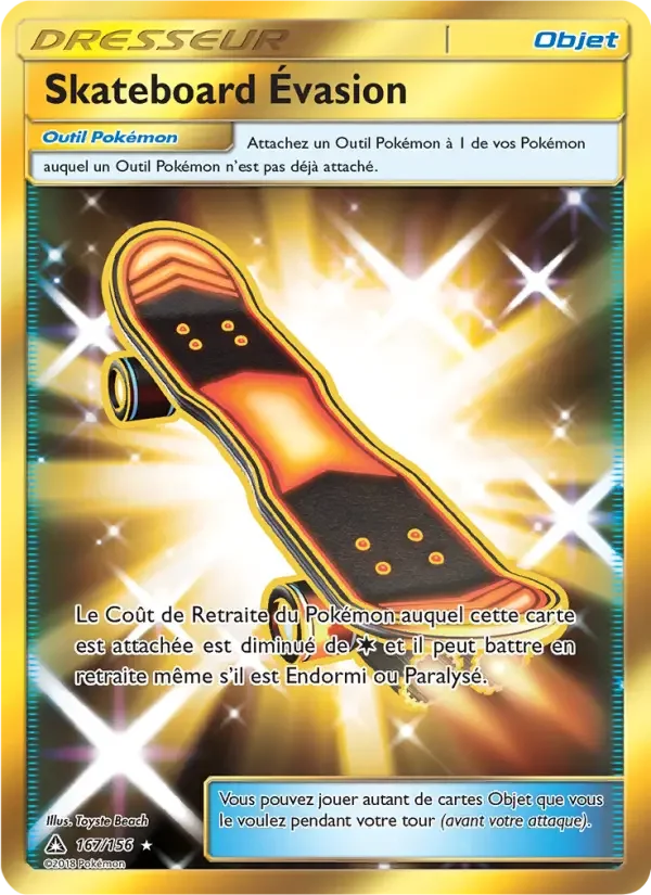 Carte Skateboard Évasion