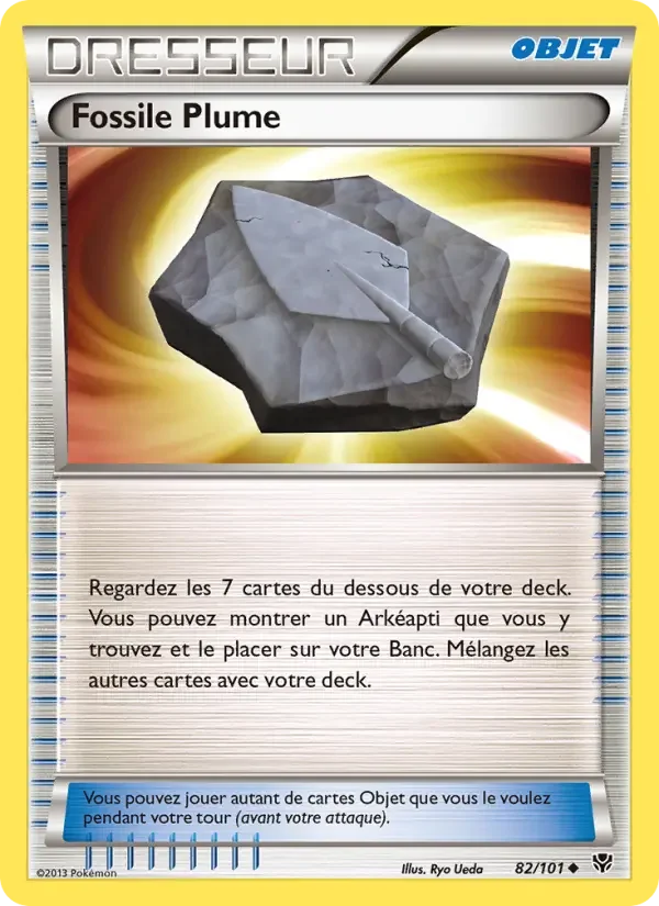 Carte Fossile Plume