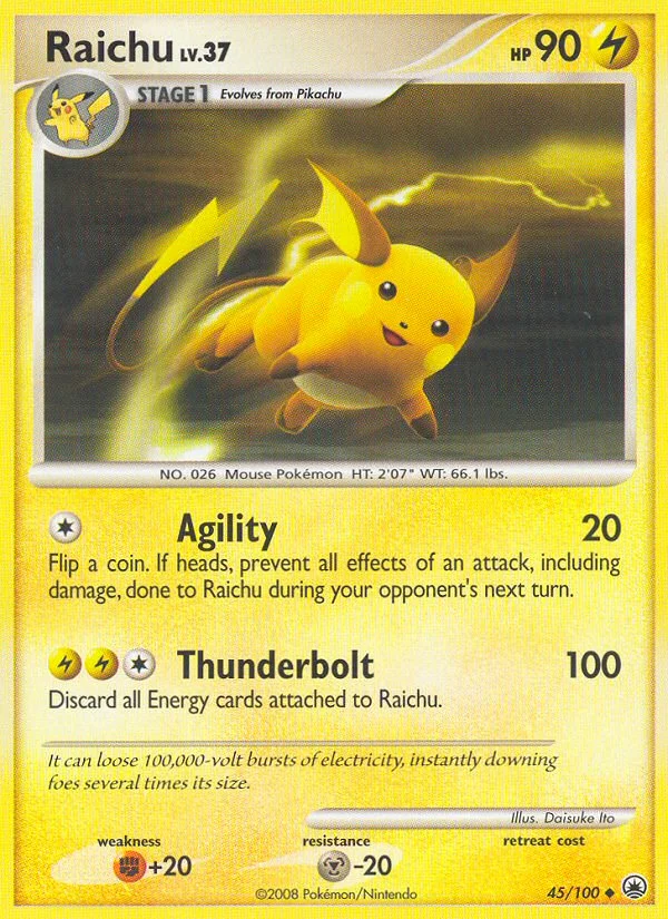 Carte Raichu
