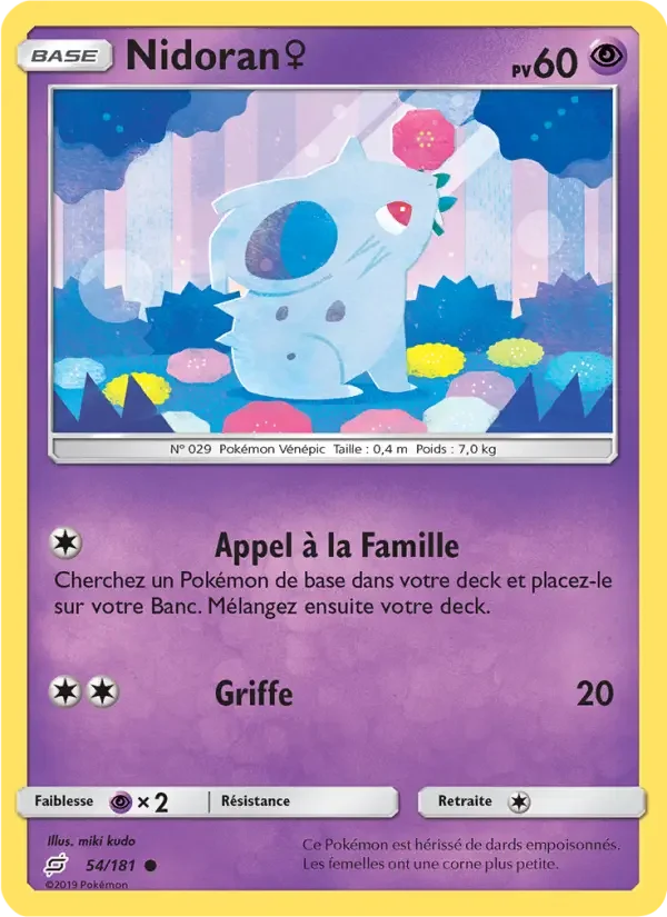 Carte Nidoran♀
