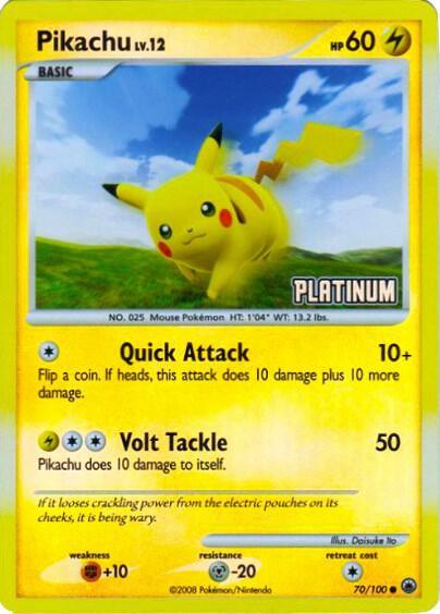 Carte Pikachu