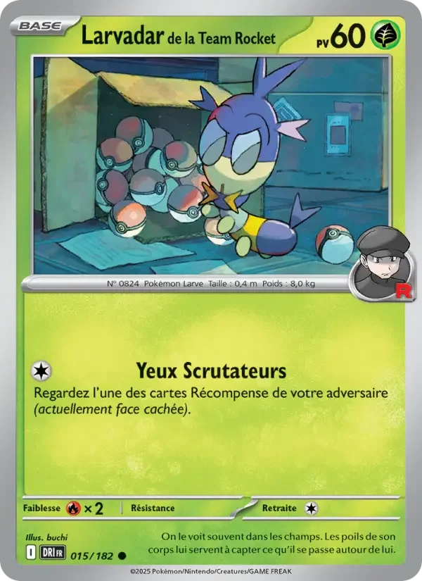 Carte Larvadar de la Team Rocket
