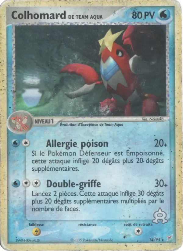 Carte Colhomard de Team Aqua