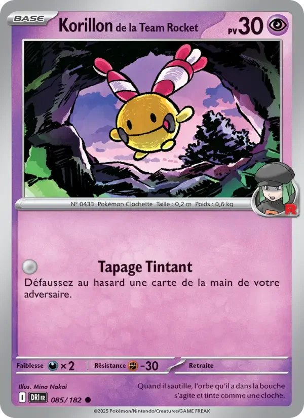 Carte Korillon de la Team Rocket