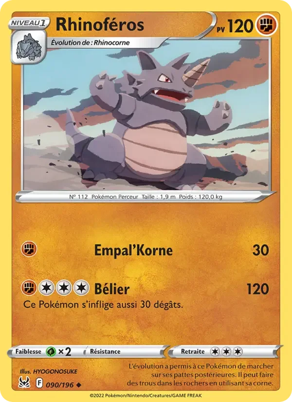 Carte Rhinoféros