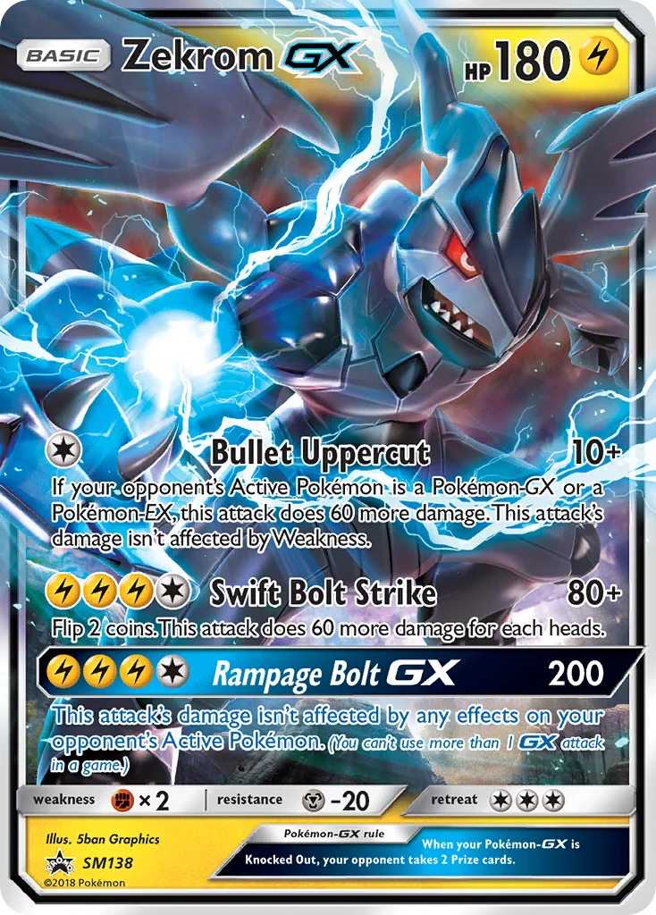 Carte Zekrom GX