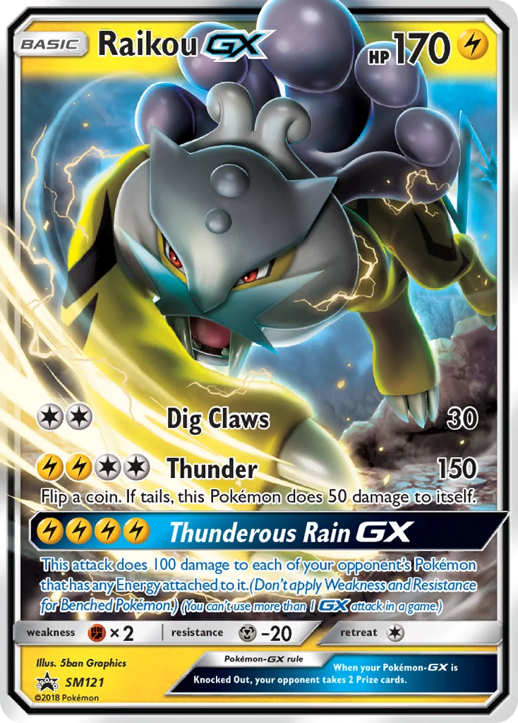 Carte Raikou GX