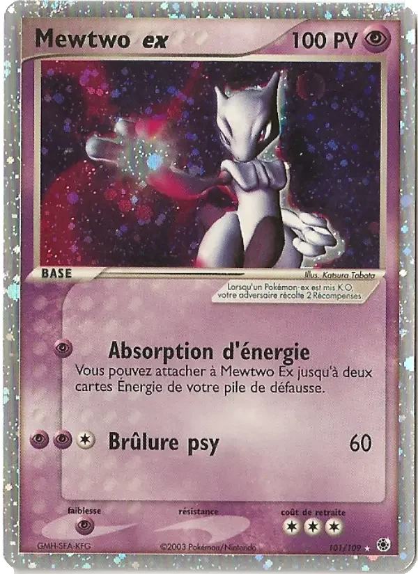 Carte Mewtwo ex