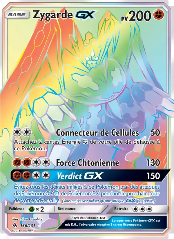 Carte Zygarde GX