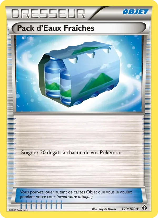 Carte Pack d'Eaux Fraîches