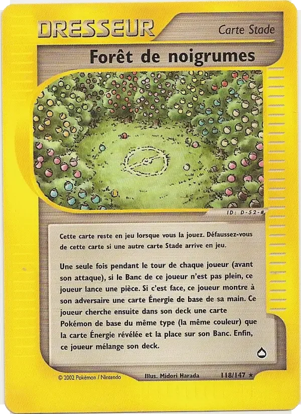 Carte Forêt de noigrumes